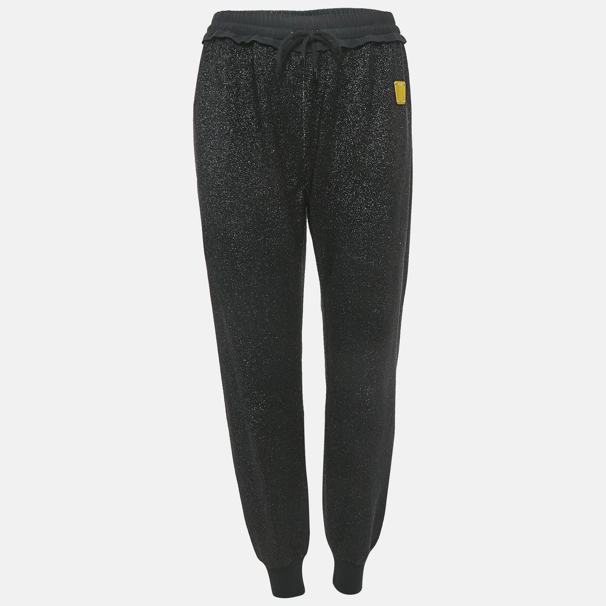 Louis Vuitton Black Lurex Knit Jogger Pants XS, Clothing - Luxury Closet catalog
