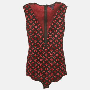 Louis Vuitton Black LV Jacquard Knit Bodysuit S, Shirts & Tops - Luxury Closet catalog