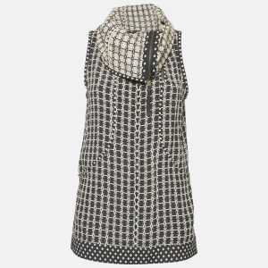 Louis Vuitton Black/Pink Patterned Crepe High Neck Top M, Shirts & Tops - Luxury Closet catalog