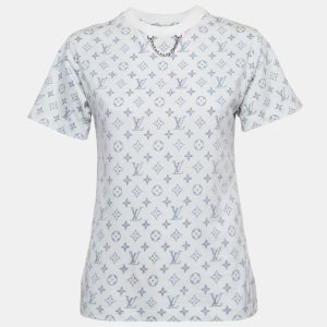Louis Vuitton White Monogram Jersey T-Shirt XS, Shirts & Tops - Luxury Closet catalog
