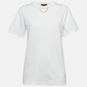 Louis Vuitton White Jersey Crew Neck T-Shirt S, Shirts & Tops - Luxury Closet catalog
