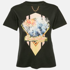 Louis Vuitton Black Printed Jersey Crew Neck T-Shirt XS, Shirts & Tops - Luxury Closet catalog