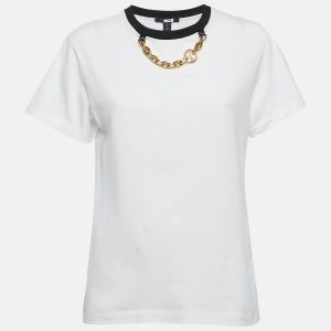 Louis Vuitton White Jersey Chain Detail T-Shirt XS, Shirts & Tops - Luxury Closet catalog
