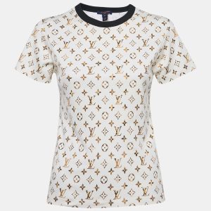 Louis Vuitton Cream Monogram Jersey Crew Neck T-Shirt XS, Shirts & Tops - Luxury Closet catalog