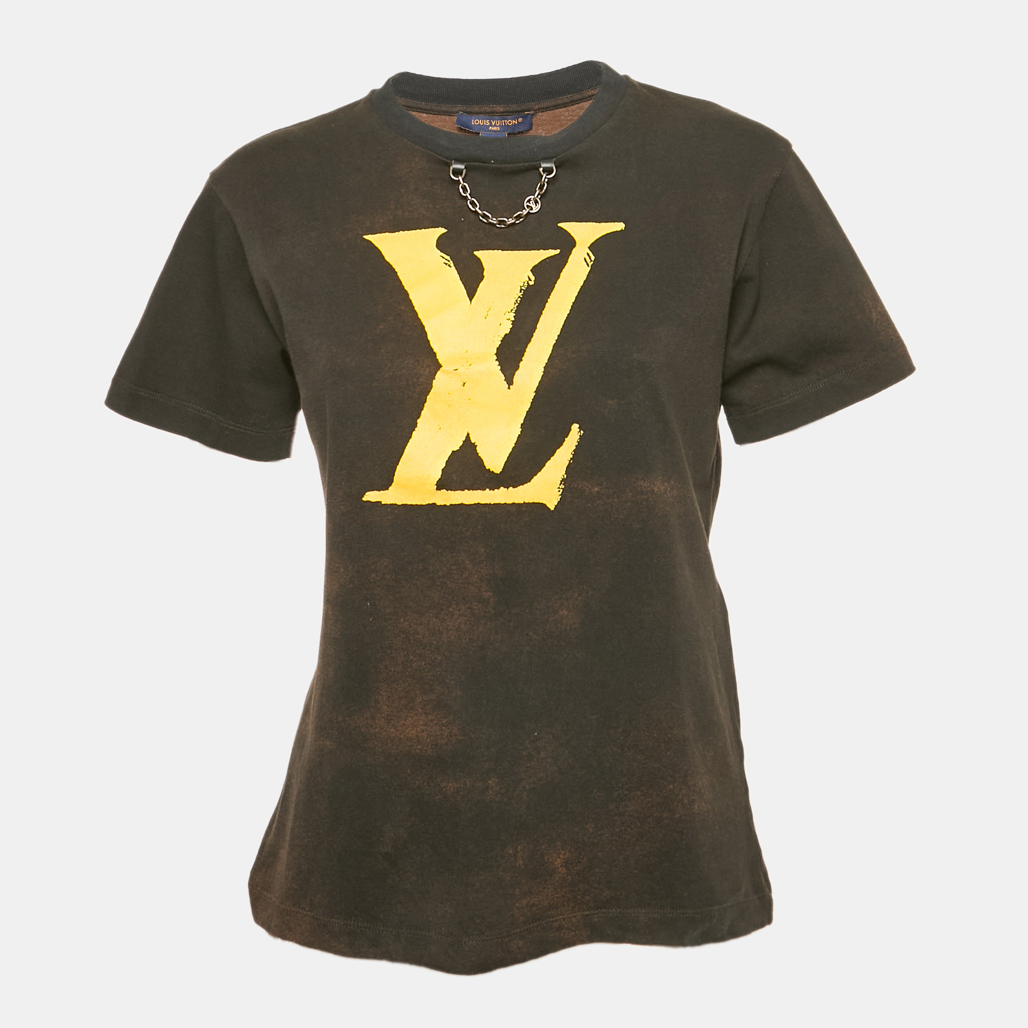 Louis Vuitton Brown VL Print Jersey Crew Neck T-Shirt S, Shirts & Tops - Luxury Closet catalog