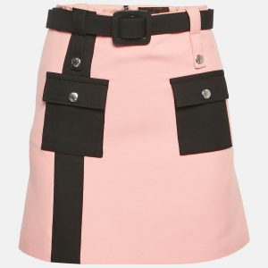 Louis Vuitton Pink Wool Belted Mini Skirt S, Skirts - Luxury Closet catalog