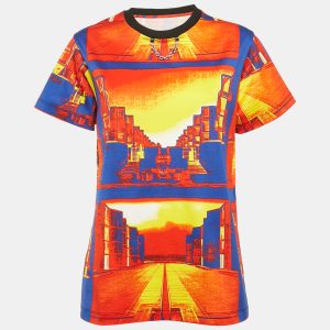 Louis Vuitton Multicolor Printed Cotton Crew Neck T-Shirt L, Shirts & Tops - Luxury Closet catalog