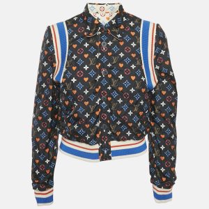 Louis Vuitton White/Black Monogram Nylon Reversible Bomber Jacket M, Coats & Jackets - Luxury Closet catalog