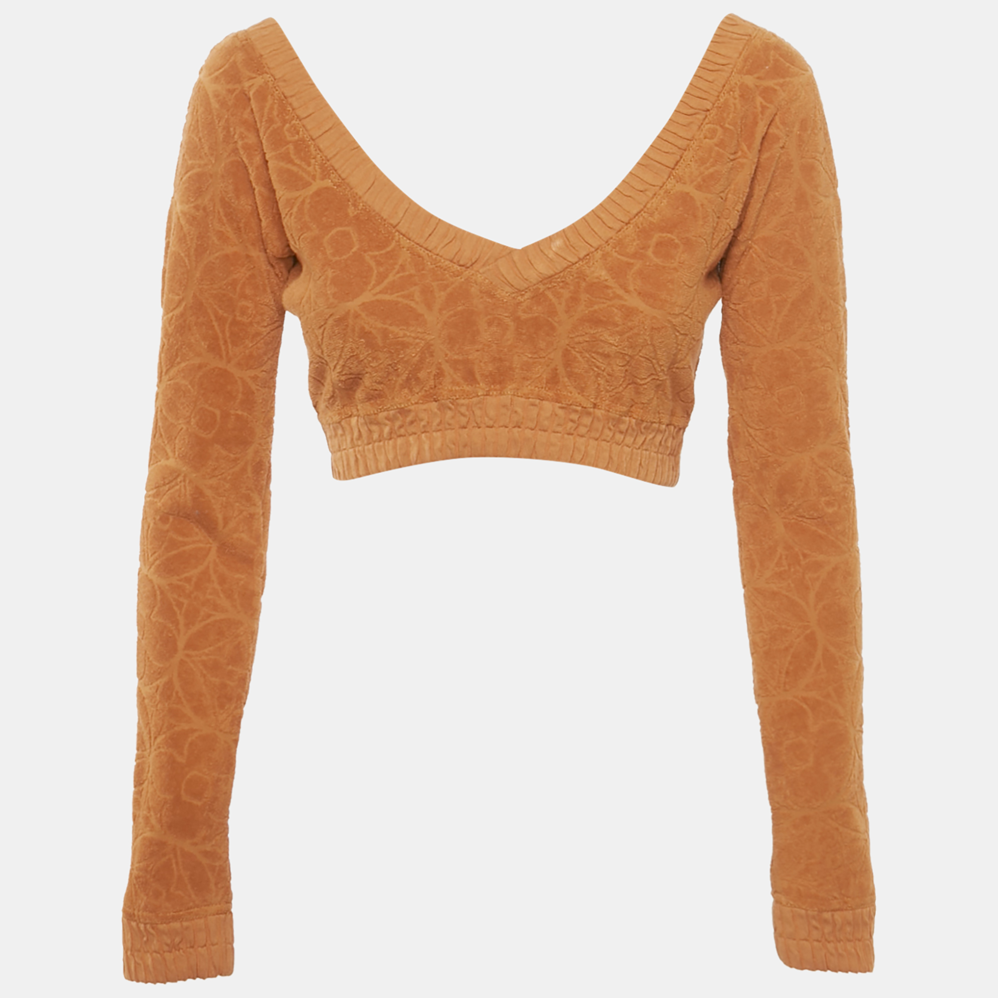 Louis Vuitton Orange Monogram Flower Towelling Crop Top S, Shirts & Tops - Luxury Closet catalog