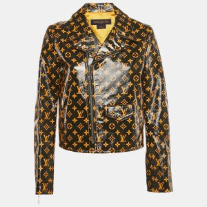 Louis Vuitton Brown Monogram Lamb Leather Biker Jacket M, Coats & Jackets - Luxury Closet catalog