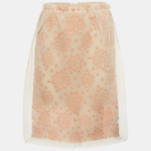 Louis Vuitton Orange Floral Embroidered Organza Pencil Skirt M, Skirts - Luxury Closet catalog