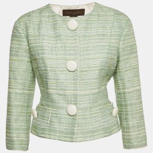 Louis Vuitton Green Tweed Button Front Jacket M, Coats & Jackets - Luxury Closet catalog