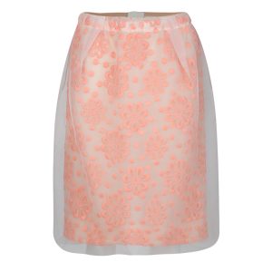 Louis Vuitton Floral Embroidered Detail Textured Skirt M, Skirts - Luxury Closet catalog