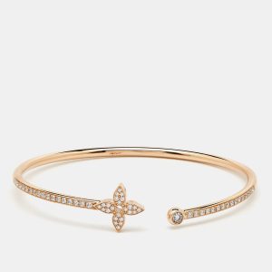 Louis Vuitton Idylle Blossom Twist Diamonds 18k Rose Gold Bracelet 15, Bracelets - Luxury Closet catalog