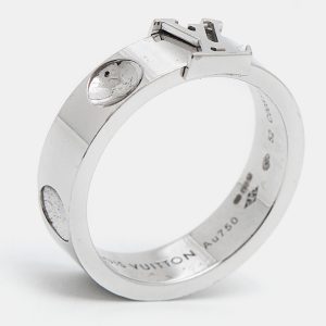 Louis Vuitton Empreinte 18k White Gold Ring Size 52, Rings - Luxury Closet catalog