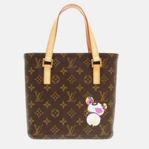 Louis Vuitton x Takashi Murakami Brown Canvas PM Vavin Tote Bag, Tote Handbags - Luxury Closet catalog
