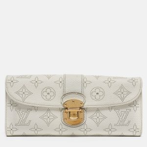 Louis Vuitton White Monogram Mahina Leather Amelia Wallet, Wallets & Money Clips - Luxury Closet catalog
