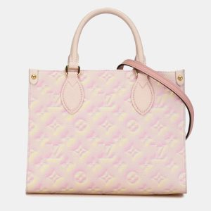 Louis Vuitton Pink Monogram Empreinte Summer Stardust OnTheGo PM Tote Bag, Tote Handbags - Luxury Closet catalog
