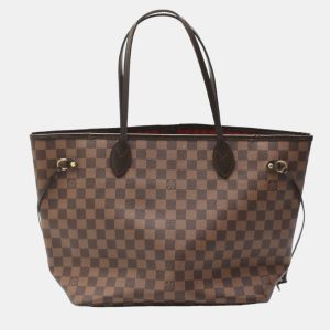 Louis Vuitton Brown Damier Ebene Canvas Neverfull MM Tote Bag, Tote Handbags - Luxury Closet catalog