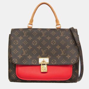 Louis Vuitton Brown/Red Monogram Marignan Shoulder Bag, Satchels - Luxury Closet catalog