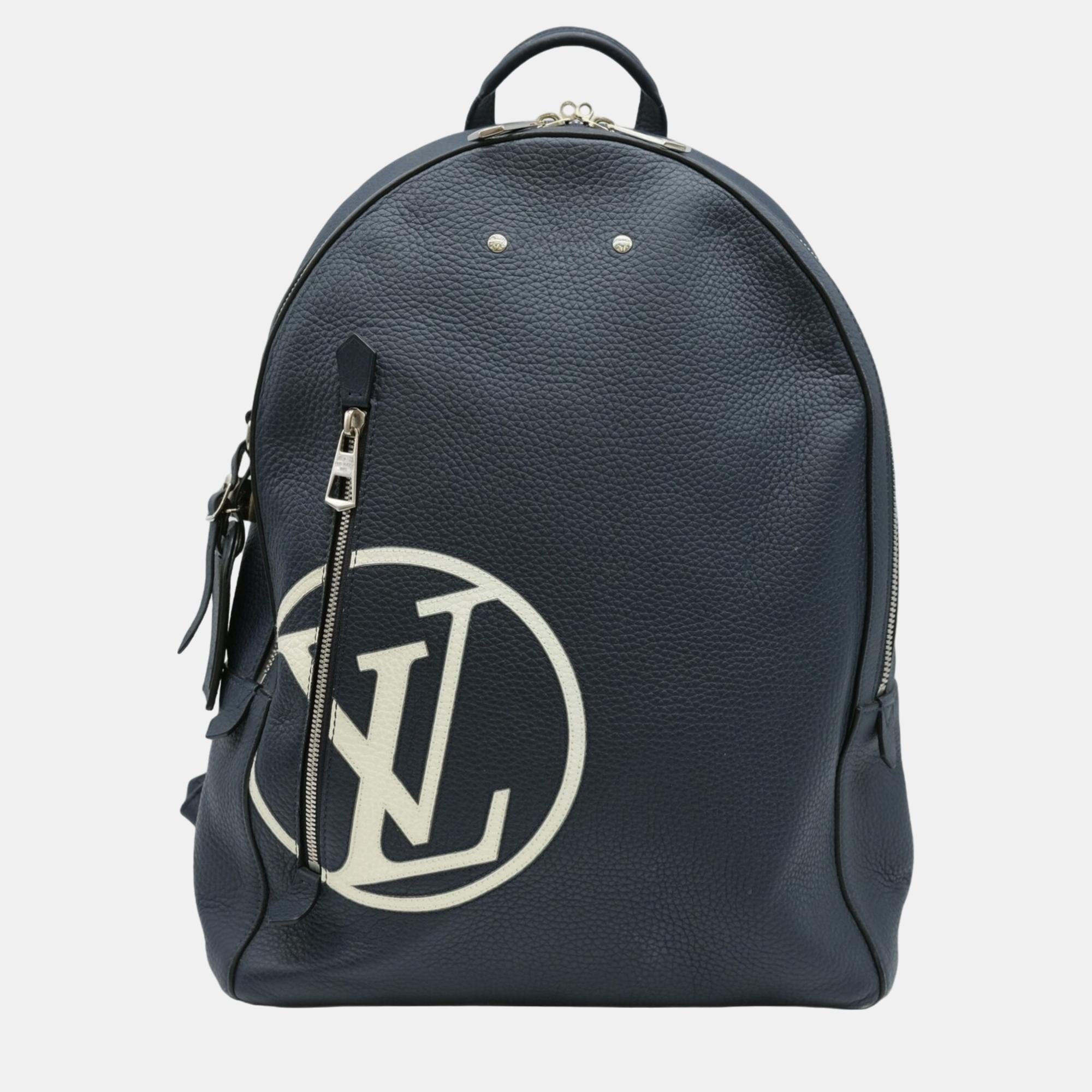 Louis Vuitton Dark Navy Blue Leather Armand Backpack, Backpacks - Luxury Closet catalog