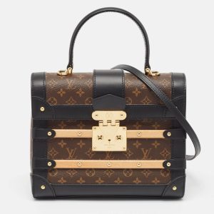 Louis Vuitton Black Monogram Canvas Trianon Top Handle Bag, Satchels - Luxury Closet catalog