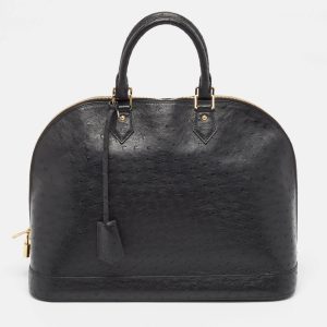Louis Vuitton Black Ostrich Alma GM Bag, Satchels - Luxury Closet catalog