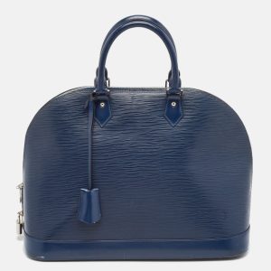 Louis Vuitton Blue Marine Epi Leather Alma GM Bag, Satchels - Luxury Closet catalog