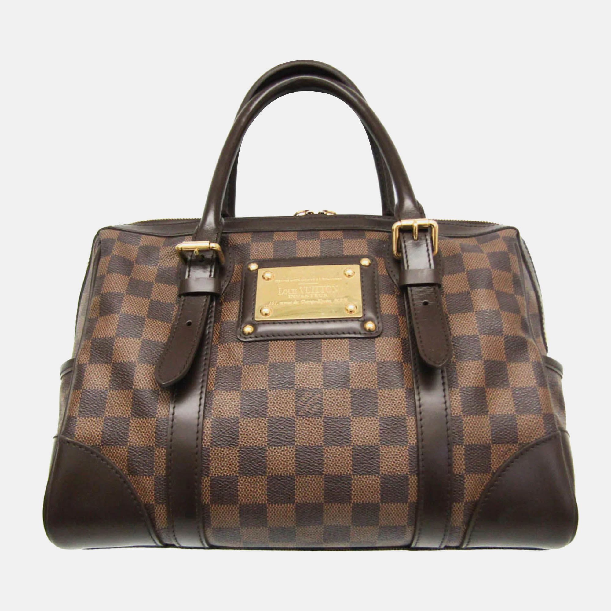 Louis Vuitton Brown Damier Ebene Canvas Berkeley Satchel, Satchels - Luxury Closet catalog