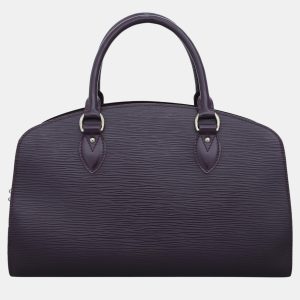 Louis Vuitton Dark Purple Epi Leather Pont-Neuf Top Handle Bag, Tote Handbags - Luxury Closet catalog