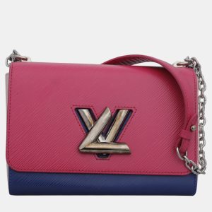 Louis Vuitton Soft Pink, Pink, Blue Epi Leather Twist MM Bag, Tote Handbags - Luxury Closet catalog