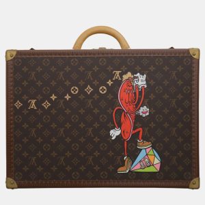 Louis Vuitton Brown Monogram Canvas Bisten 55 Luggage Bag, Handbags - Luxury Closet catalog