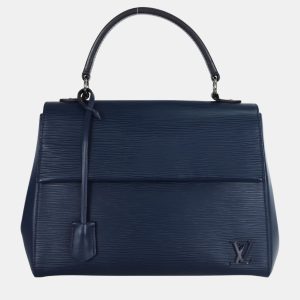 Louis Vuitton Navy Blue Epi Cluny MM Shoulder Bag, Tote Handbags - Luxury Closet catalog