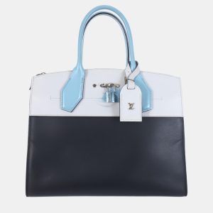 Louis Vuitton Two-Tone Leather City Steamer MM Shoulder Bag, Tote Handbags - Luxury Closet catalog