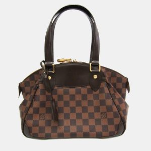 Louis Vuitton Ebene Damier Verona PM Shoulder Bag, Tote Handbags - Luxury Closet catalog
