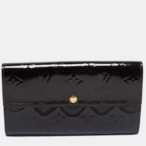 Louis Vuitton Amarante Monogram Vernis Sarah Wallet, Wallets & Money Clips - Luxury Closet catalog
