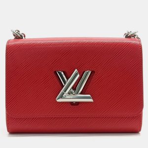 Louis Vuitton Red Leather Epi Twist MM Bag, Shoulder Bags - Luxury Closet catalog