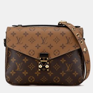 Louis Vuitton Brown Pvc Leather Monogram Reverse Pochette Metis Mm Shoulder Bag, Handbags - Luxury Closet catalog
