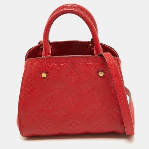 Louis Vuitton Cherry Monogram Empreinte Leather Montaigne Nano Bag, Satchels - Luxury Closet catalog