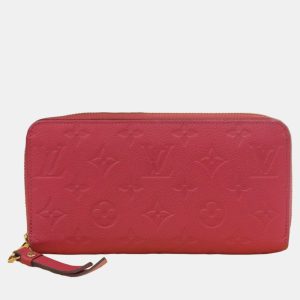 Louis Vuitton Red Canvas Monogram Empreinte Zippy Long Wallet, Wallets & Money Clips - Luxury Closet catalog