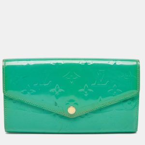 Louis Vuitton Bleu Lagon Monogram Vernis Sarah Wallet, Wallets & Money Clips - Luxury Closet catalog