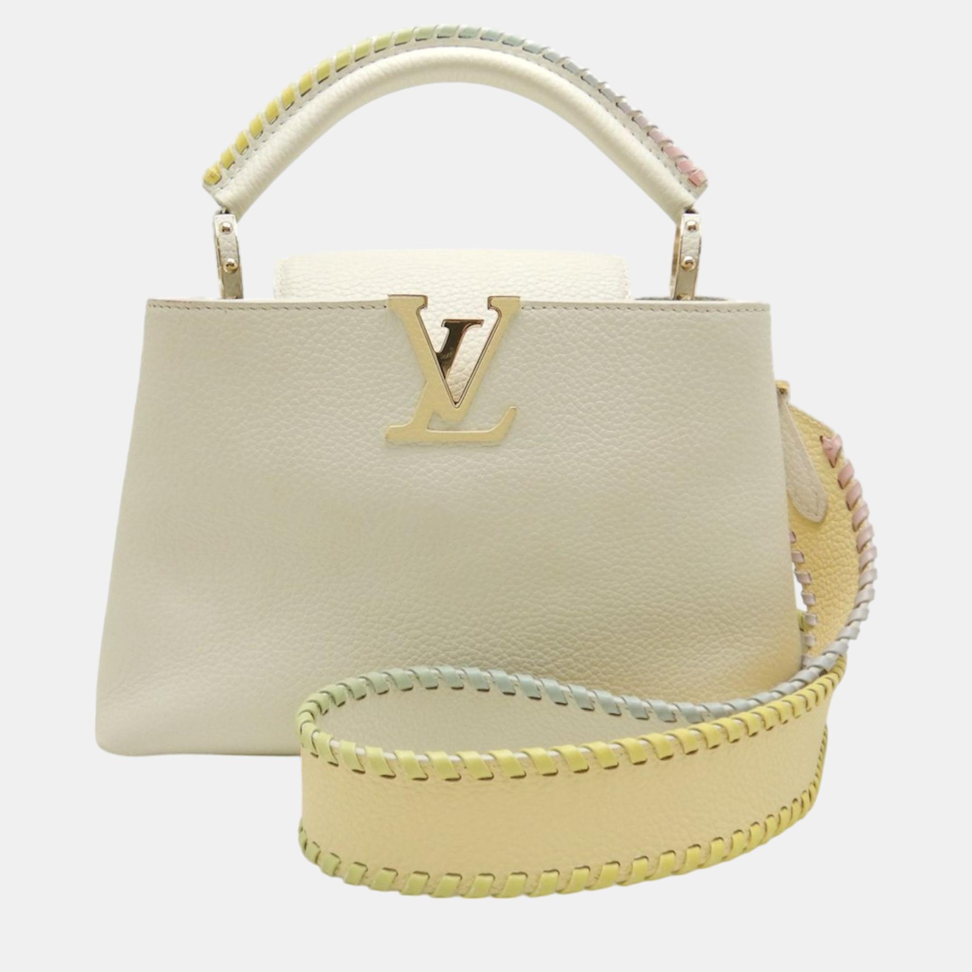 Louis Vuitton Snow Rainbow Taurillon Capucines Bb Handbag, Satchels - Luxury Closet catalog