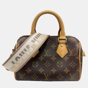 Louis Vuitton Leather Brown Speedy Bandouliere 20 Monogram Handbag, Satchels - Luxury Closet catalog