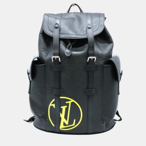 Louis Vuitton Black Christopher Pm Epi Lv Circle Leather Backpack, Backpacks - Luxury Closet catalog