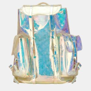 Louis Vuitton Clear Transparent Pvc Leather Monogram Prism Christopher Gm Backpack, Backpacks - Luxury Closet catalog