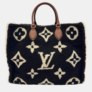 Louis Vuitton Dark Brown Monogram Teddy OnTheGo GM Tote Bag, Tote Handbags - Luxury Closet catalog
