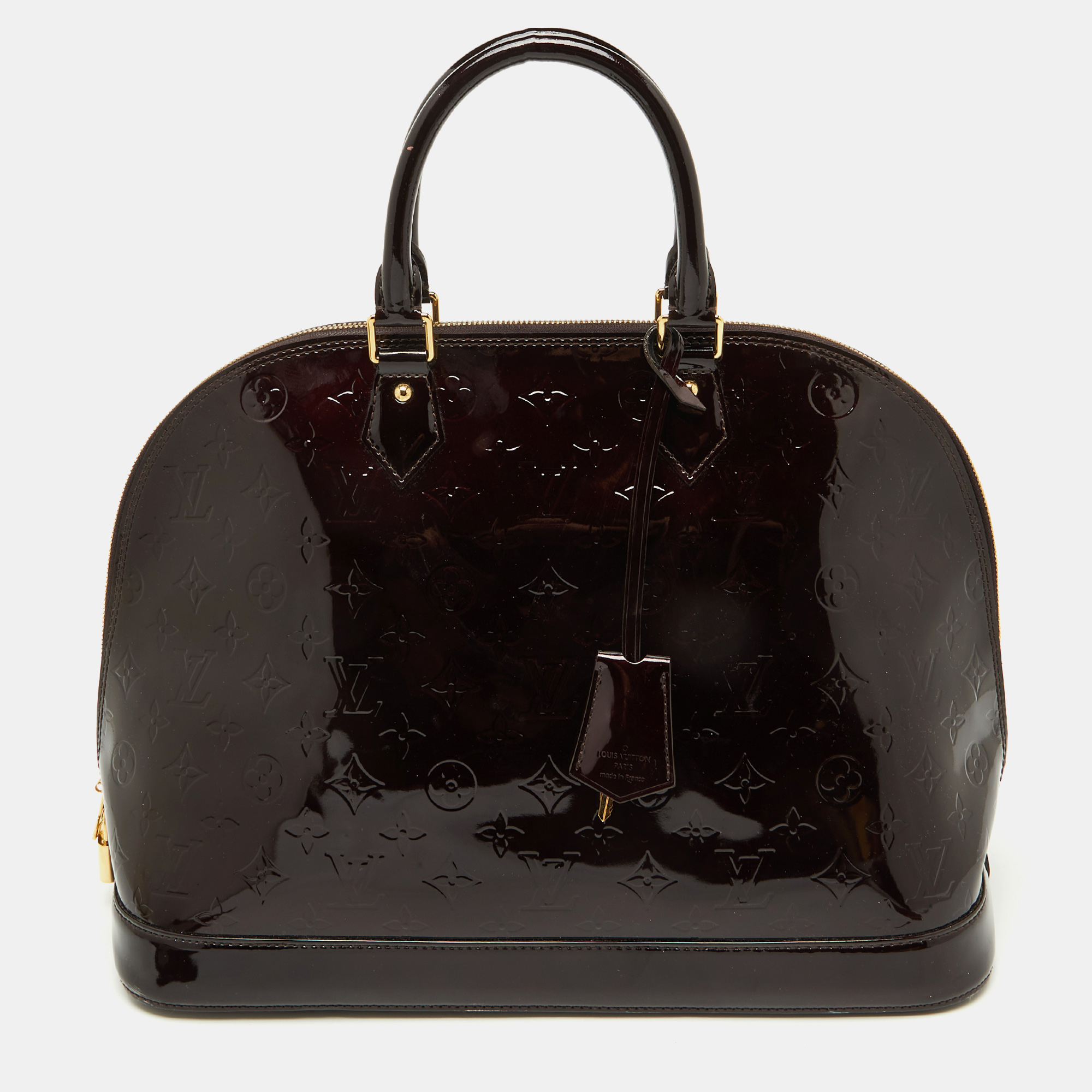 Louis Vuitton Amarante Monogram Vernis Alma GM Bag, Satchels - Luxury Closet catalog