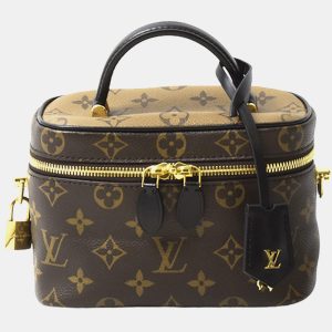 Louis Vuitton Brown Canvas Monogram Reverse Vanity PM Handbag, Satchels - Luxury Closet catalog
