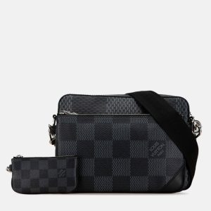 Louis Vuitton Black Canvas Trio Messenger Bag, Handbags - Luxury Closet catalog