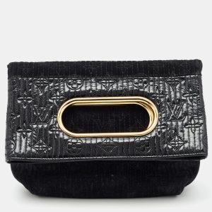 Louis Vuitton Black Monogram Suede Limited Edition Motard Afterdark Clutch, Clutches & Special Occasion Bags - Luxury Closet catalog